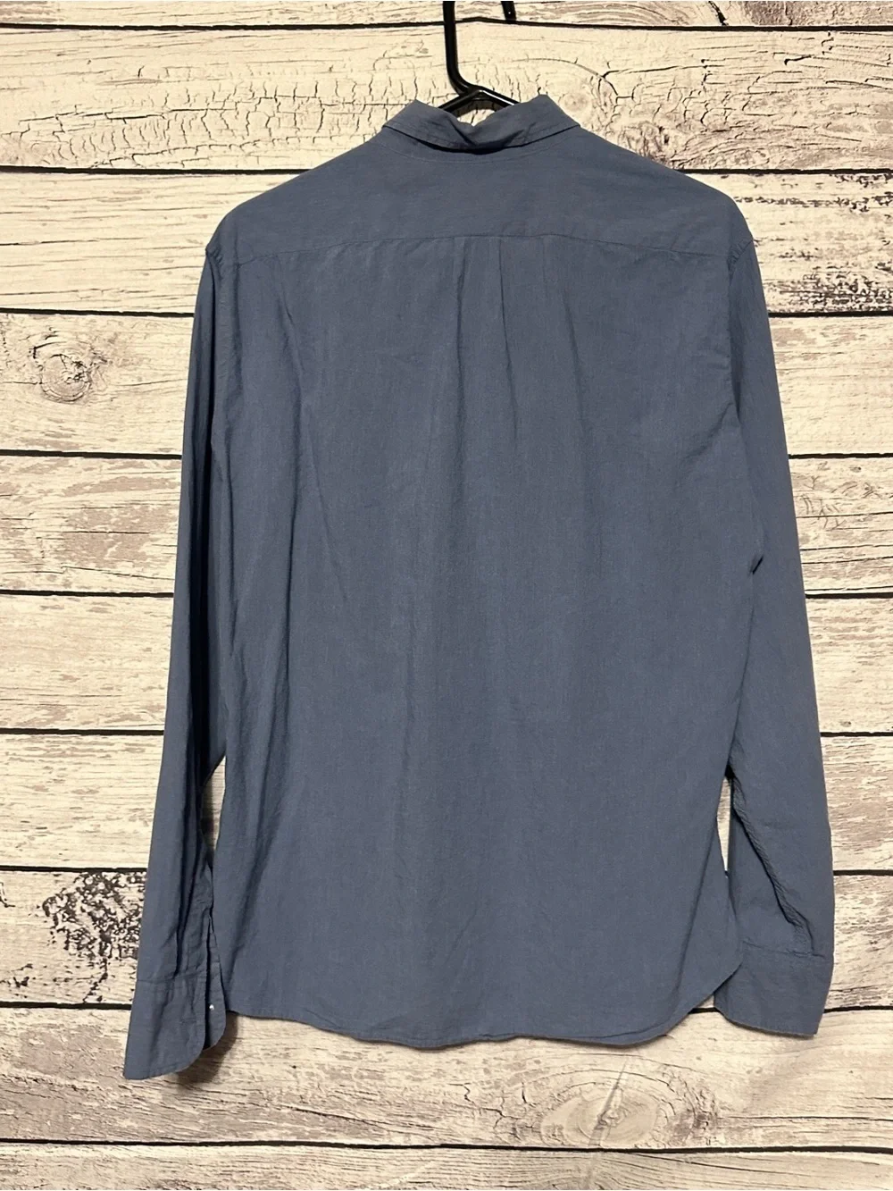 J.Crew Secret Wash Slim Fit Button Down Shirt Men’s Large Blue Stretch